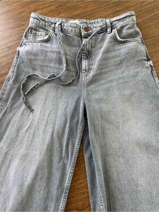 Pilcro Denim - Pilcro Gray Wide-leg Jeans